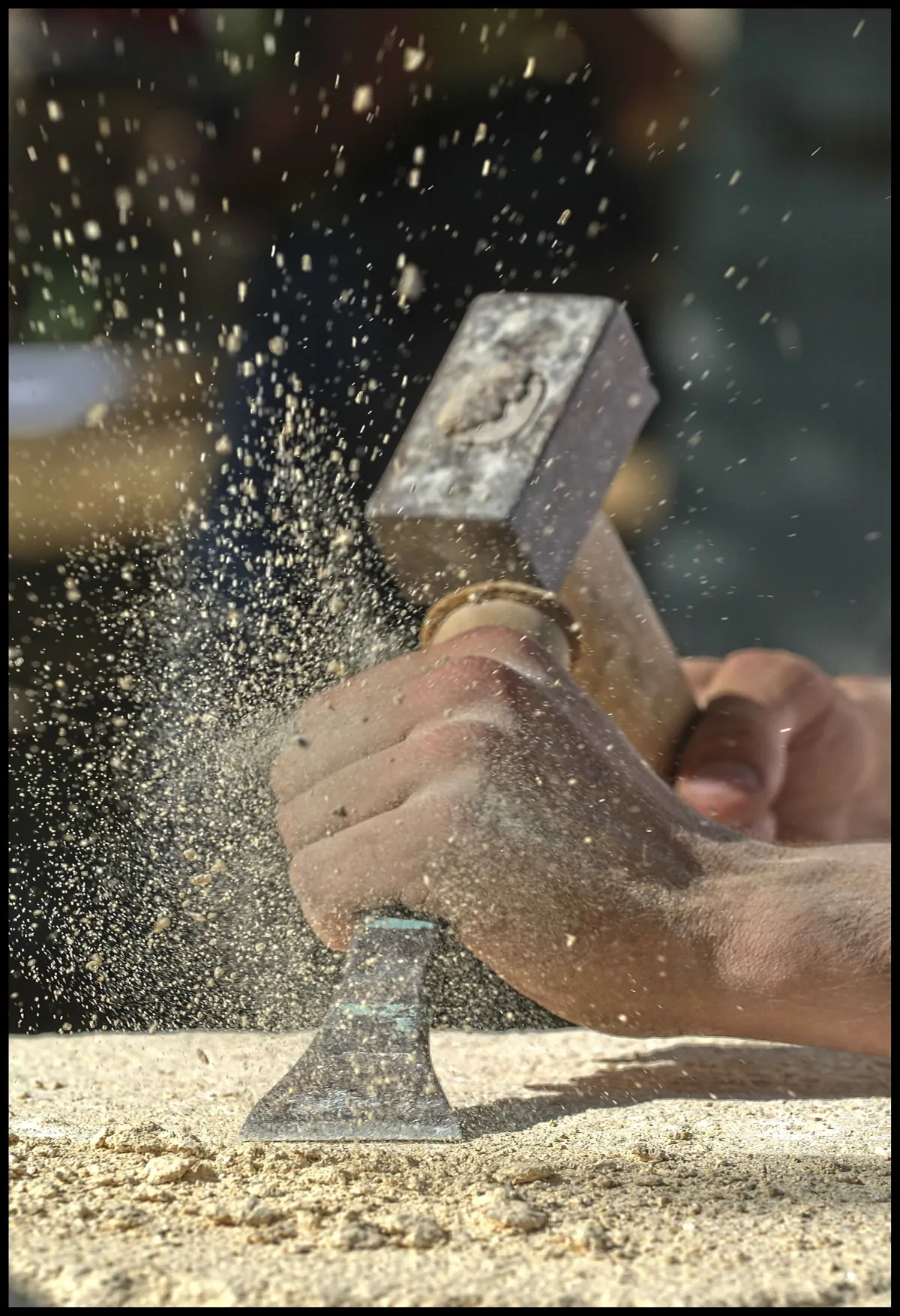 Les compagnons Guillaume Boisanfray, Julien Debraux et Régis Deltour