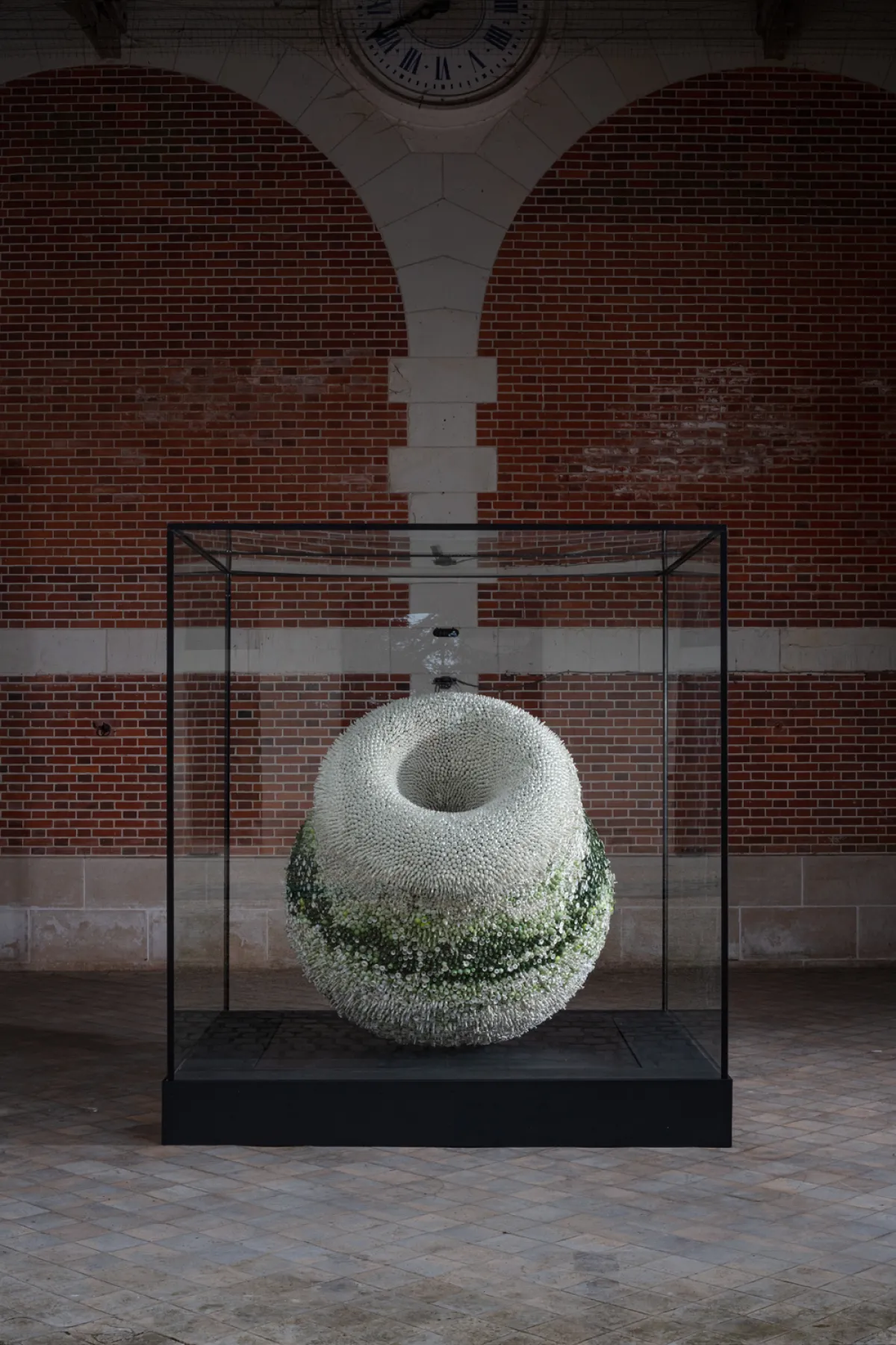 L’Ultime Métamorphose de Thétis, Auvent des écuries du domaine de Chaumont-sur-Loire